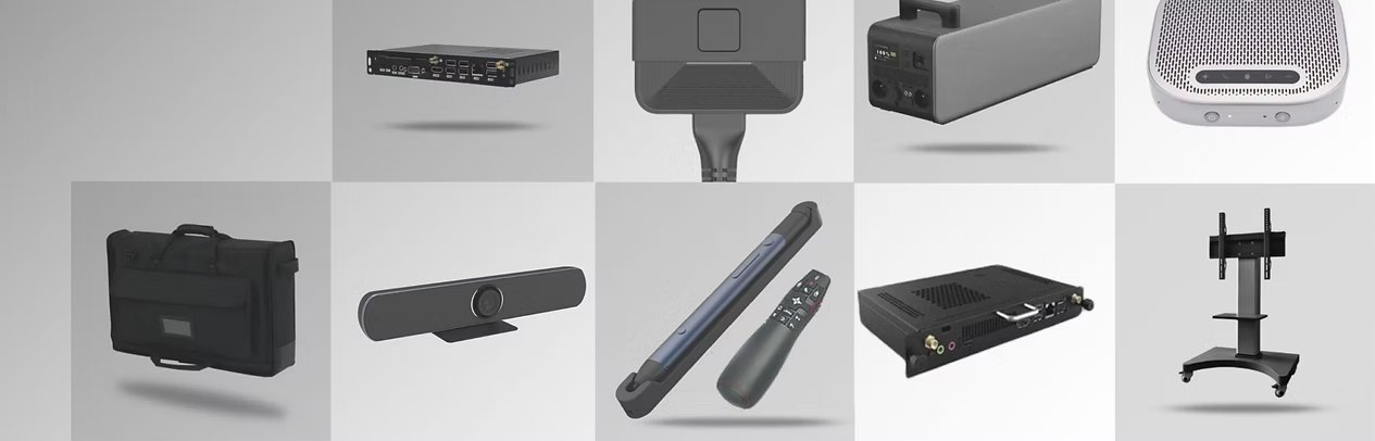Sélection de supports et accessoires InfiniSygn