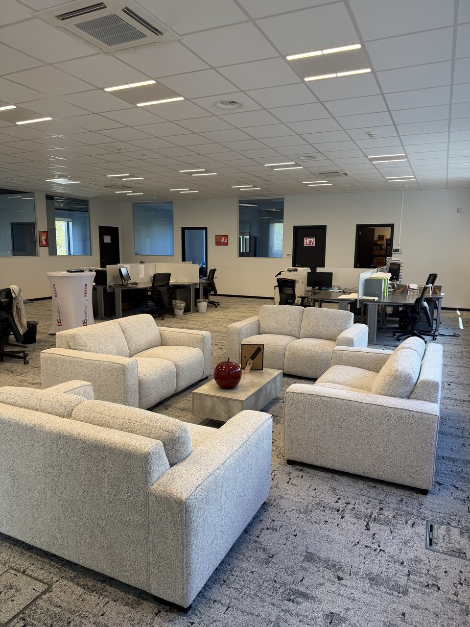 L’espace de rencontre des bureaux de Liège