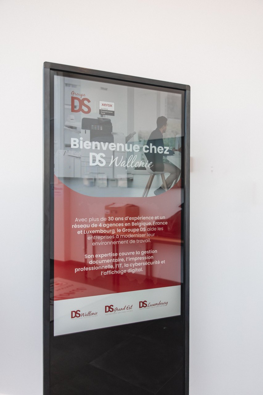 Totem d’affichage DS Wallonie