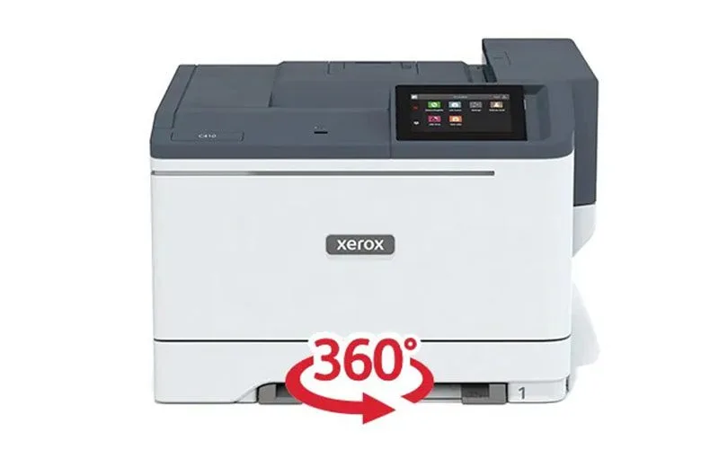 Démo virtuelle 360° de l'imprimante couleur Xerox® C410