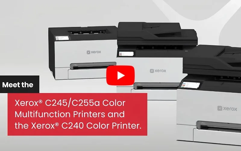 Imprimante multifonction Xerox® C255a - Youtube