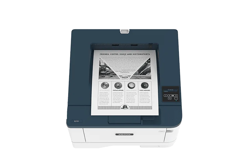 Xerox® B310 Multifonction Printer vue du dessus