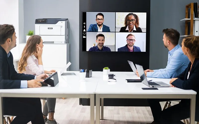 Imprimante Xerox® B410 en situation au travail