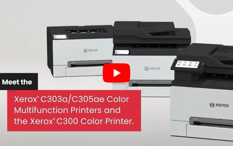 Imprimante multifonction Xerox® C303ea - Youtube