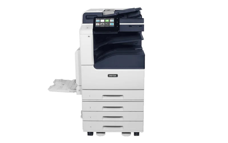 Xerox® Série VersaLink® C7100, imprimante multifonctions couleur vue de face