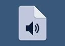 Icône Convertir en audio